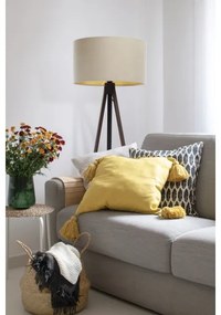 Lampă de podea STANDART 1xE27/60W/230V bej/wenge