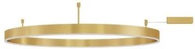 Lustra/Plafoniera LED dimabila design circular MOTIF bronz 100cm