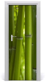 Autocolante pentru usi pădure de bambus