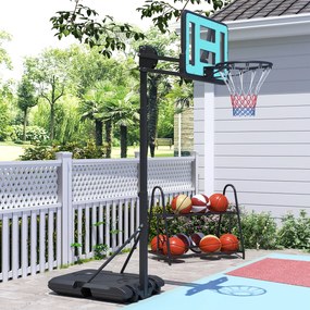 SPORTNOW Basket Reglabil Antiruptură, Bază Grea | Aosom Romania