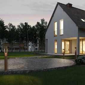 Stalp exterior IP65 LED ROW corten H-60cm