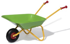 Roabă metalică de grădinărit Rollytoys 80 x 41 x38 cm, verde