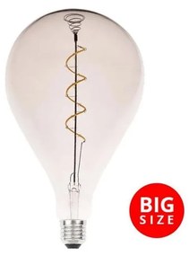 Bec LED FILAMENT SPIRAL SMOKE A165 E27/4W/230V 2000K