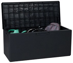 PORTOFINO záhradný plastový úložný box 270 L - grafit