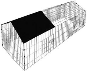 Deuba Cuib de iepure 180x75x75 cm - baldachin negru