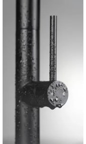 Baterie de chiuvetă cu cap de duș detașabil Deante BQO_N72M OLFATO negru