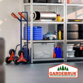 Cărucior pentru scări CART, max. 200kg, albastru Gardebruk