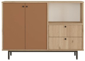 Comodă Rebutia 2 (stejar + cărămiziu). 1102497