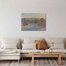 Tablou - Claude Monet, Stacks of Wheat (End of Summer) , reproducere (70x50 cm)