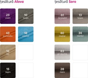 Fotoliu, textil crem Coral, CHARLOT