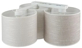 Brilagi - Plafonieră SNAKE 3xE27/15W/230V gri/crem