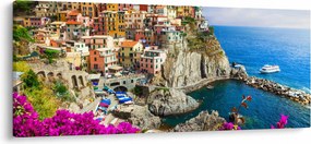 Tablou - Satul italian Manarola (120x50 cm)