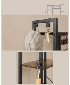 Cuier de podea NAVOR maro/negru