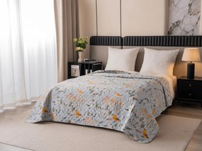 Cuvertura de pat SPRING BIRDS, colorata Dimensiune: 220 x 240 cm