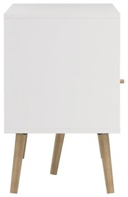 Comodă TV albă 117x61 cm Bodo – Tvilum