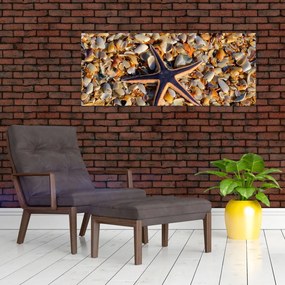Tablou cu stea de mare (120x50 cm)