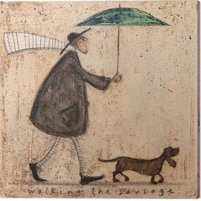 Tablou pe pânză Sam Toft - Walking the Sausage