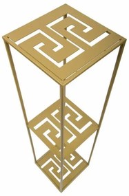 Suport pentru flori 100x24 cm, culoare aurie