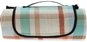 Pătură de picnic Redcliffs Dice verde-portocaliu,150 x 180 cm