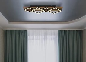 Globo 67344D3 - Plafonieră LED OBRIEN LED/30W/230V + LED/12W 3000K 31x82cm