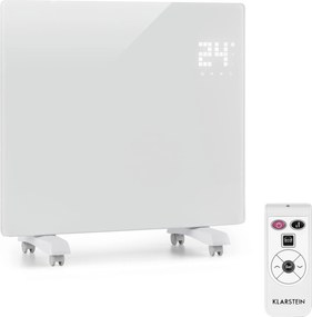 Klarstein BORNHOLM SINGLE, convector, încălzitor convențional, termostat, timer, 1000 W, alb
