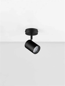 Plafoniera/Spot directionabil IP44 ALMA 1L negru