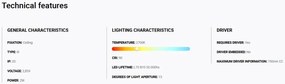 Mini Spot LED incastrabil TROOP recessed white-black 2W 15° 2700K CRI90