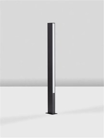 Stalp negru de exterior LED IP65 Stor H-100cm