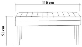 Bancă Nidupo 2 (Nuc + albastru închis) . 1092783