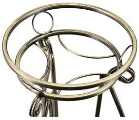 Suport de flori 62x28 cm auriu