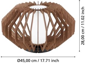 Plafonieră RUSTICARIA 1xE27/40W/230V Eglo 900385