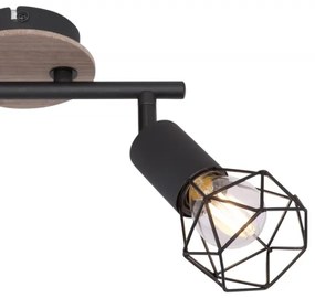 Spot de perete XARA 2xE14/40W/230V Globo 54802S-2H