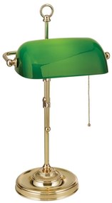 Veioza/Lampa de masa stil clasic HARVARD H-53cm alama/verde