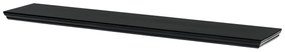 Etajeră de perete P-026, negru mat, 120 cm