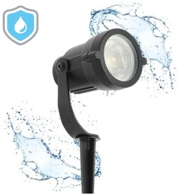 Lampă de exterior BLAKE UNO 1xGU10/35W/230V IP65 neagră