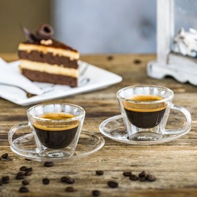 Pahare termo espresso 4Home Elegante Hot&Cool, 80 ml, 2 buc.