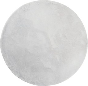 vidaXL Covor HUARTE, fir scurt, moale și lavabil, gri, Ø 100 cm