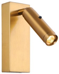 Aplica moderna cu spot LED directionabil Hotel alama