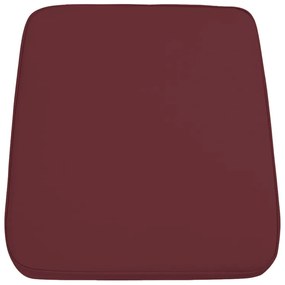 Perna de scaun pentru exterior VIREON 44x45 cm, vin rosu