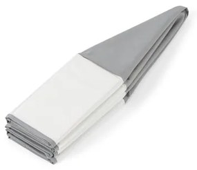 Piscină cu bile pentru copii d. 80 cm alb/gri