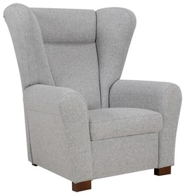 Fotoliu VIVA, gri, cu aripi