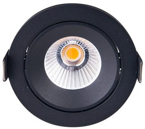 Spot LED incastrabil baie IP65 Cyklop IP65 4000K negru