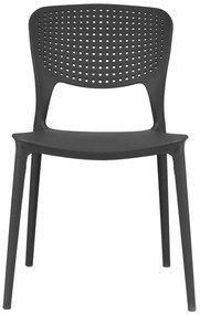TODO Gri (grafit/antracit) - SCAUN MODERN PENTRU BUCĂTĂRII, GRĂDINI, CAMERE DE CAFEA (FIXE)