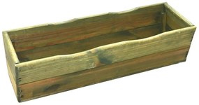 Ghiveci din lemn pentru flori 64 cm verde