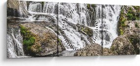 Tablou - Cascade (cu ceas) (90x30 cm)