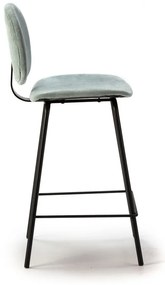 Scaune de bar albastru-deschis 2 buc. (înălțime șezut 66 cm) Arus – Marckeric