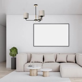 Lustră pe tijă ATLANTA 3xE27/60W/230V