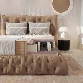 Saltea Lux Memory 200×200 cm, fermitate medie spre tare, 29 cm înălțime