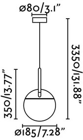 FARO 28375 - Lustră pe cablu MINE 1xE27/40W/230V