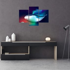 Tablou - Balena spațială (90x60 cm)